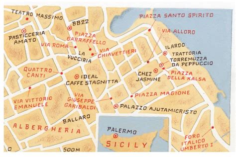 mappa palermo via libertà gucci